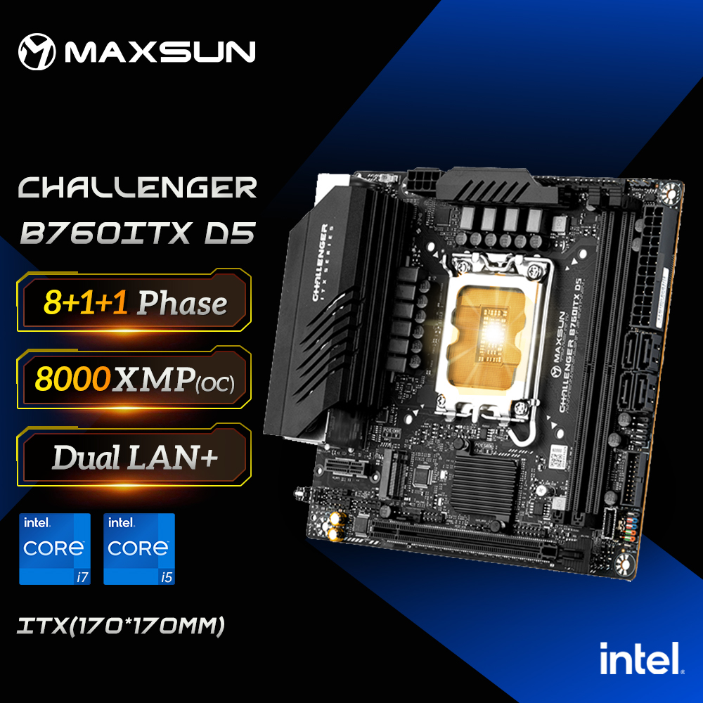 MAXSUN Game Motherboard B760IT – Ddr5 64Gb Bewertung und Preis